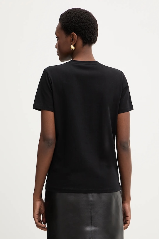 Odzież Karl Lagerfeld t-shirt bawełniany B1W17088 czarny