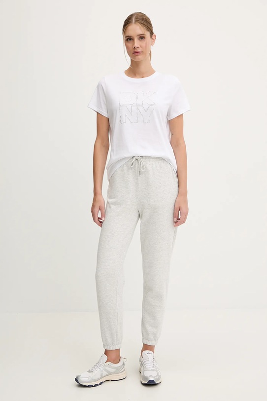 Dkny t-shirt bawełniany DP6T1533 biały SS26