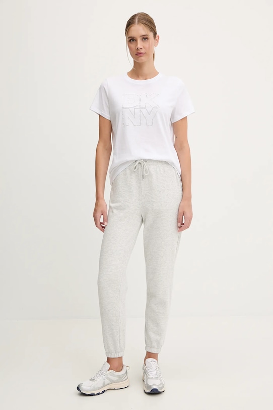 Dkny t-shirt bawełniany DP6T1533 biały SS26