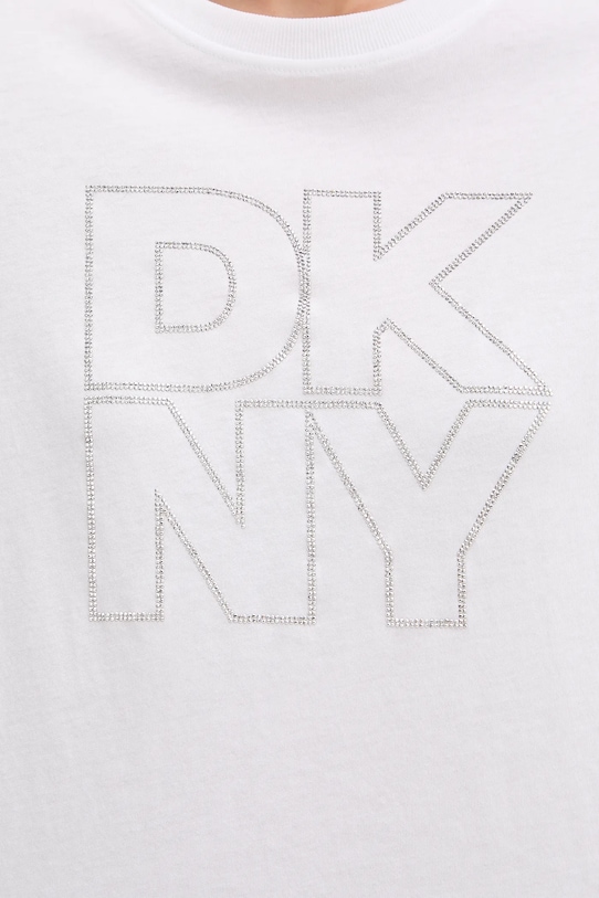 Dkny t-shirt bawełniany DP6T1533 biały