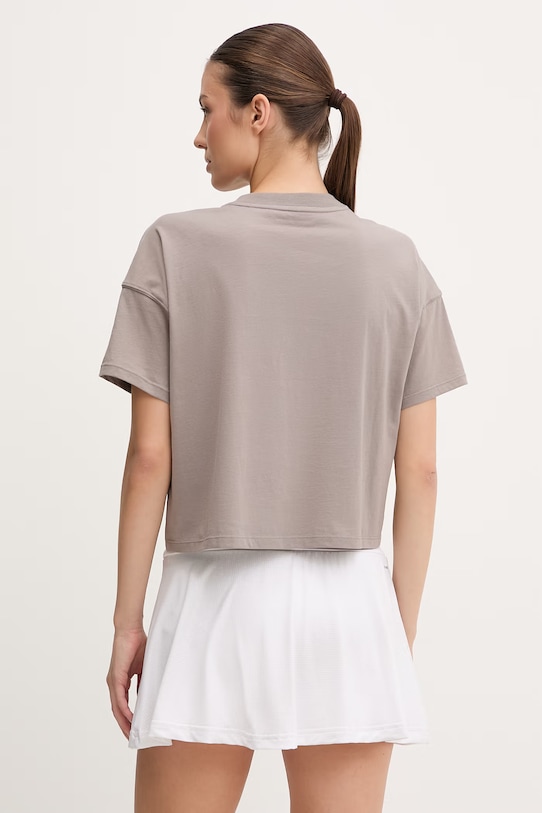 Oblečenie Bavlnené tričko Dkny DP6T1662 béžová