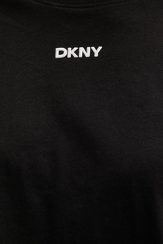 Dkny t-shirt bawełniany DP6T1662 czarny