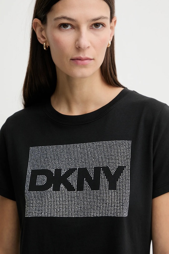 Dkny t-shirt czarny DJ6T1701