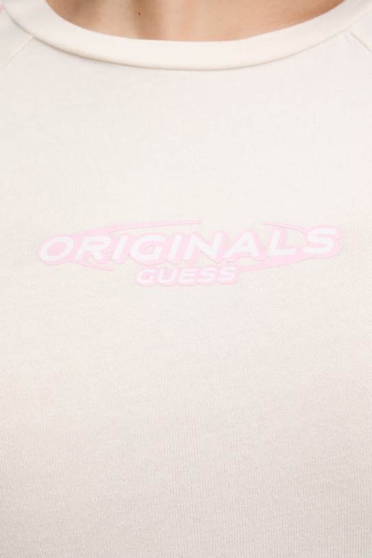 Majica kratkih rukava Guess Originals W6RI39.KCBF1 bež