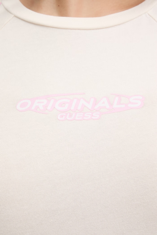 Majica kratkih rukava Guess Originals W6RI39.KCBF1 bež