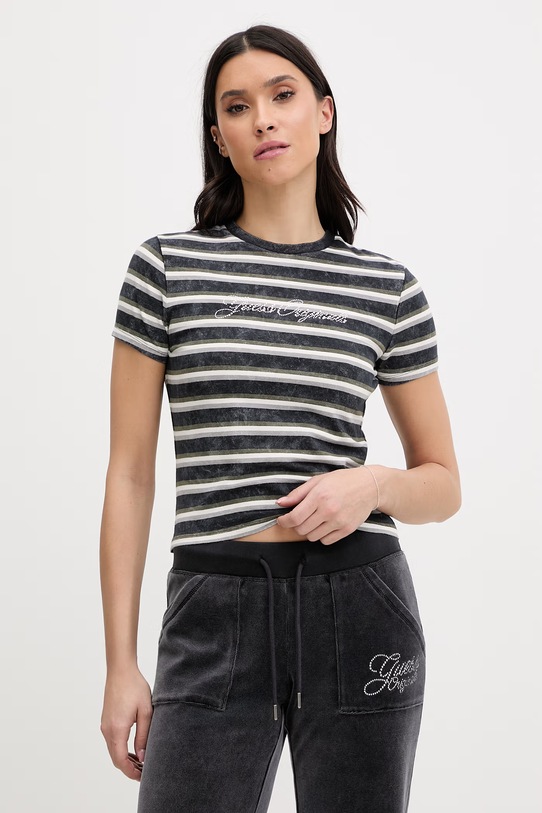 Guess Originals t-shirt wzorzyste szary W6RI41.J1314