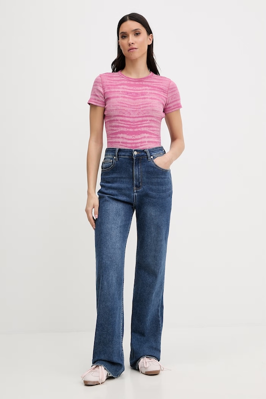 Guess Originals t-shirt W6RP42.KCTT1 różowy SS26