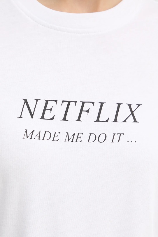 Victoria Beckham t-shirt bawełniany 1325JTS006477A biały