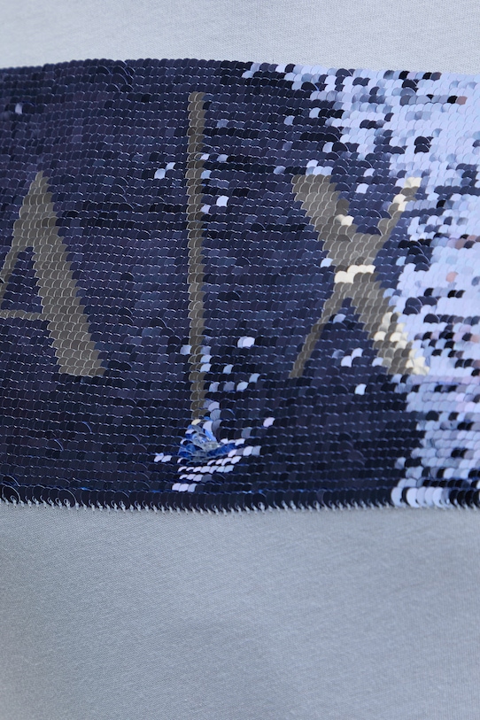 Bombažna kratka majica Armani Exchange modra 8NYTDL.YJ73Z.