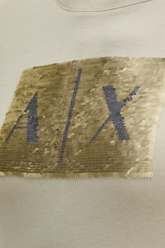 Armani Exchange t-shirt bawełniany zielony 8NYTDL.YJ73Z.