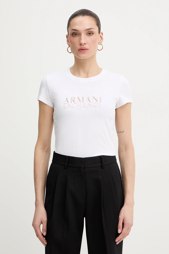 Armani Exchange t-shirt regular biały XW001837.AF16294