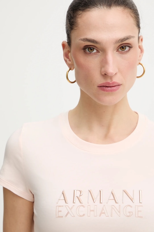 Odzież Armani Exchange t-shirt XW001837.AF16294 różowy