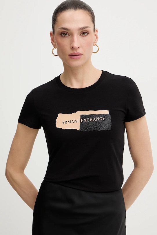 Tričko Armani Exchange čierna XW002841.AF16294