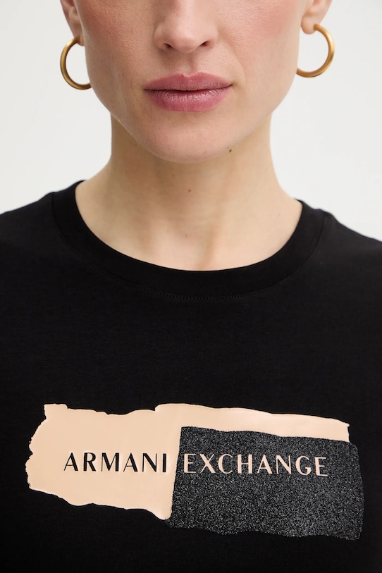 Tričko Armani Exchange XW002841.AF16294 čierna