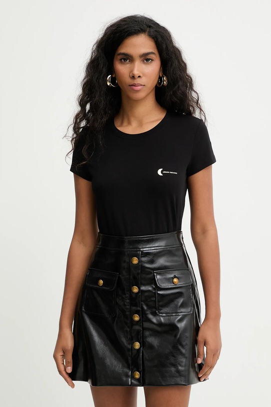 Tričko Armani Exchange slim čierna XW001849.AF16294