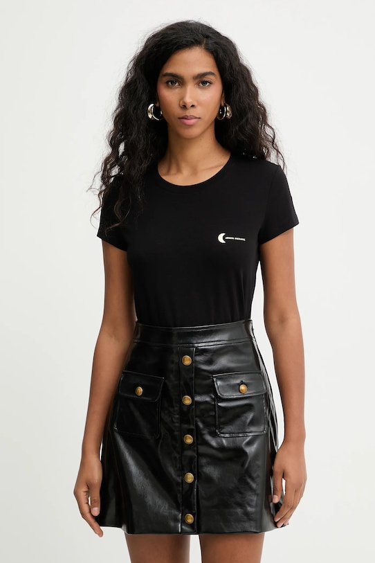 Tričko Armani Exchange slim čierna XW001849.AF16294