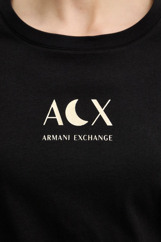 Armani Exchange t-shirt bawełniany XW001850.AF10356 czarny