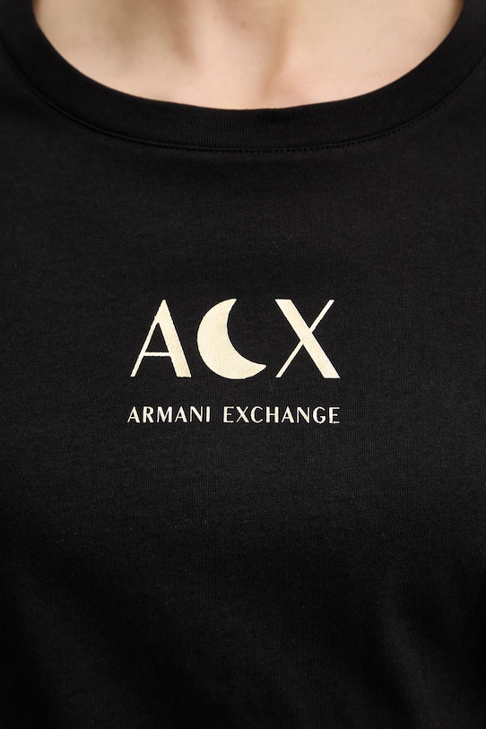 Armani Exchange t-shirt bawełniany XW001850.AF10356 czarny
