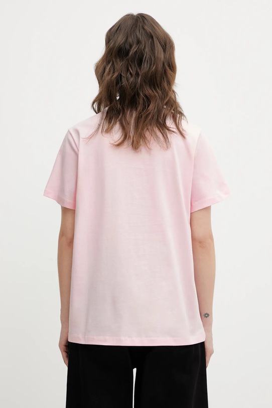 Odzież GANNI t-shirt bawełniany A1050057 A1050057 różowy