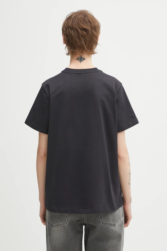 Odzież GANNI t-shirt bawełniany A1050061 szary