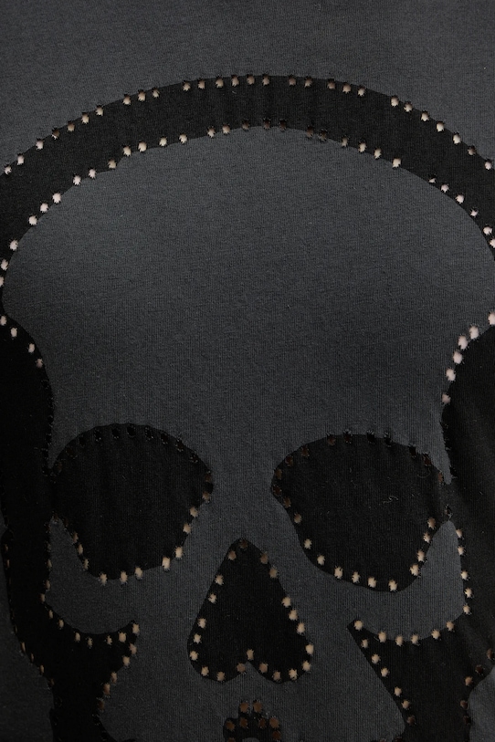 ZADIG&VOLTAIRE top bawełniany JWTT01290 szary