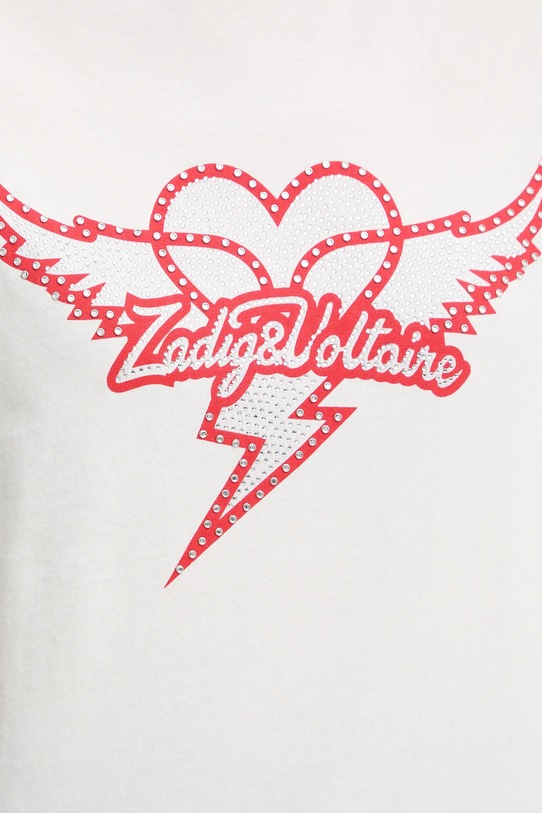 ZADIG&VOLTAIRE top bawełniany JWTT01280 biały