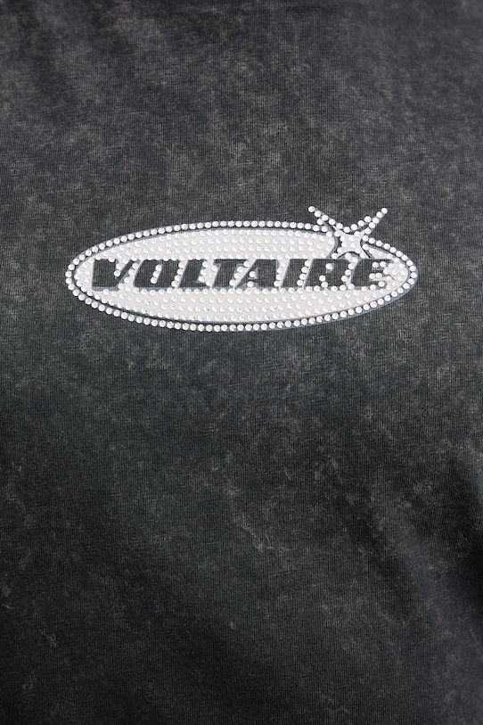 ZADIG&VOLTAIRE t-shirt bawełniany JWTS02840 szary