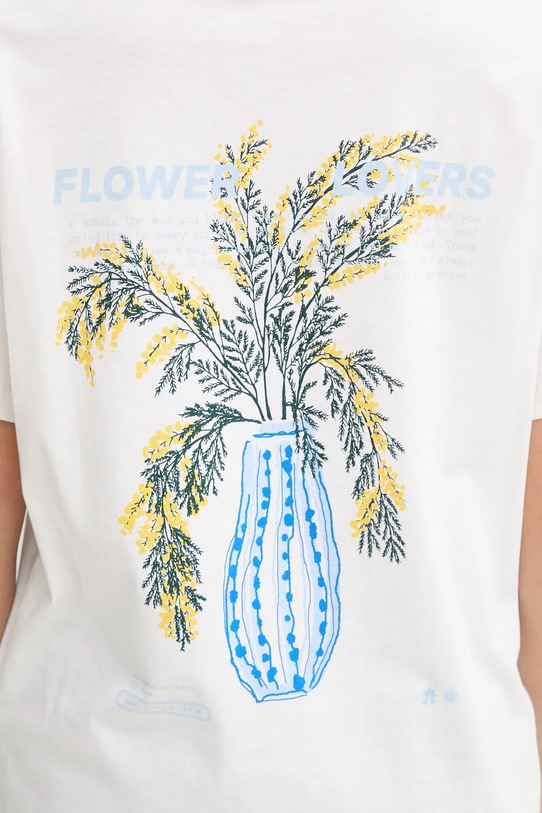 Marc O'Polo t-shirt bawełniany 5000009349 beżowy