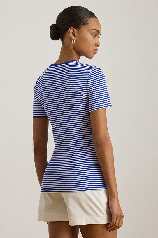 Lauren Ralph Lauren t-shirt 200P03721 niebieski SS26