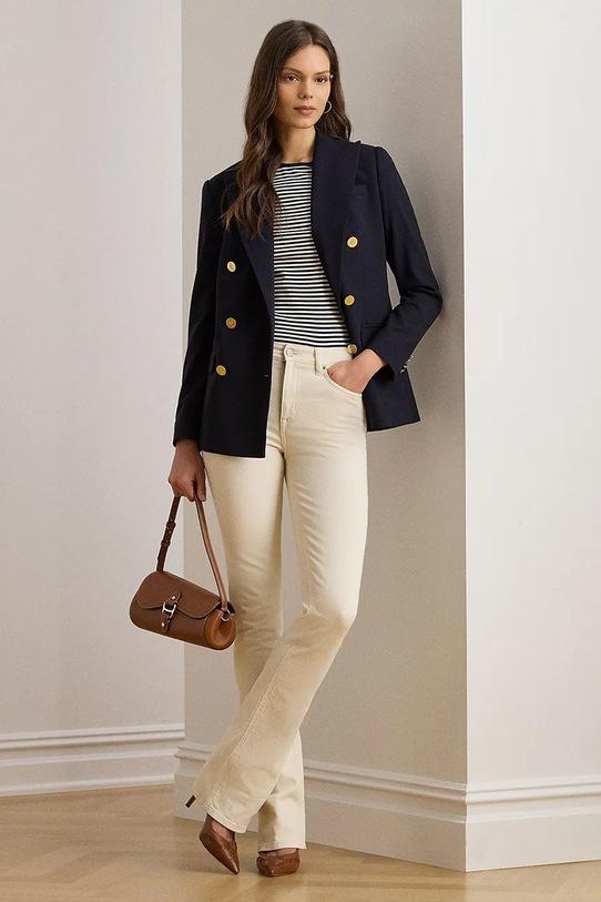 Lauren Ralph Lauren t-shirt sötétkék 200P03721