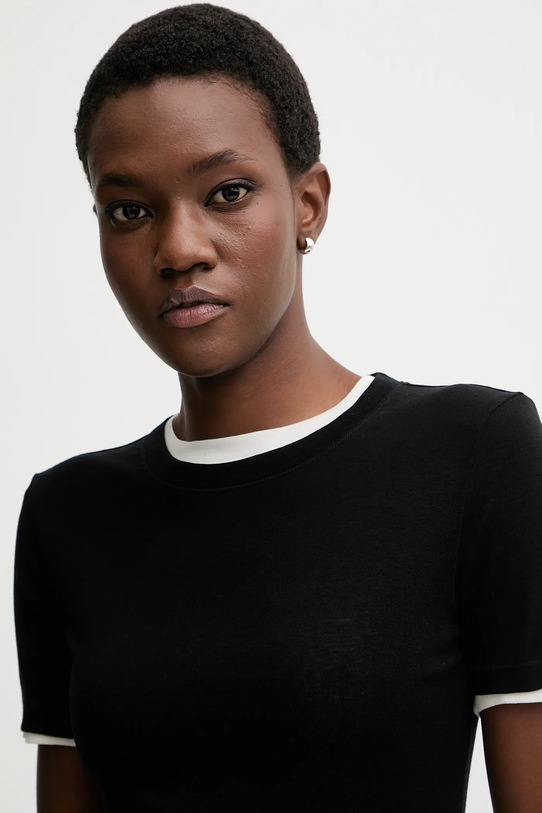 Miss Sixty t-shirt z dodatkiem wełny 2-pack czarny 6S3SJ35400