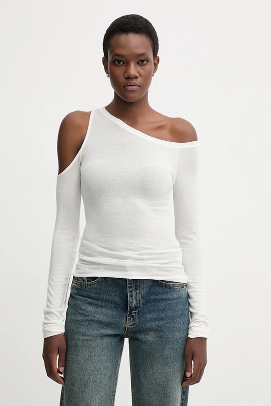 Miss Sixty mânecă lungă cu lână alb 6S4SJ06300