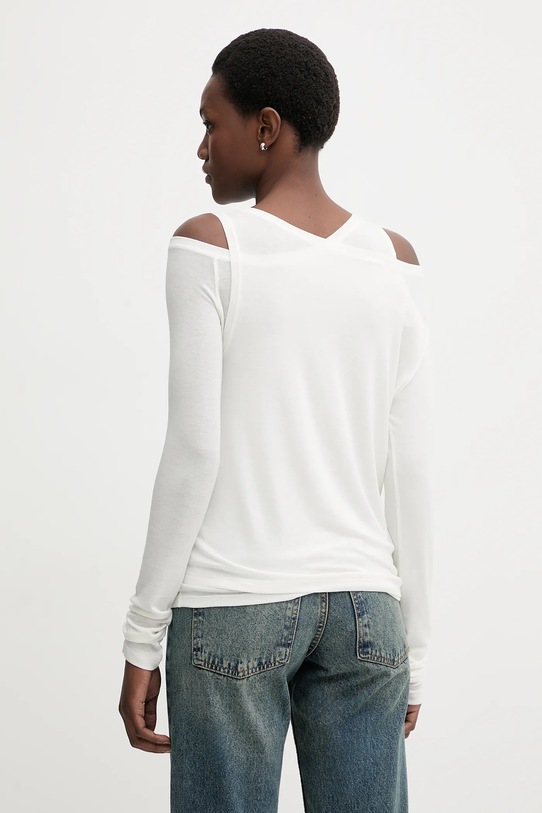 Odzież Miss Sixty longsleeve z dodatkiem wełny 6S4SJ06300 beżowy