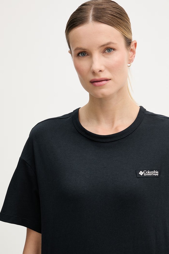 Columbia t-shirt bawełniany CSC czarny 2154961