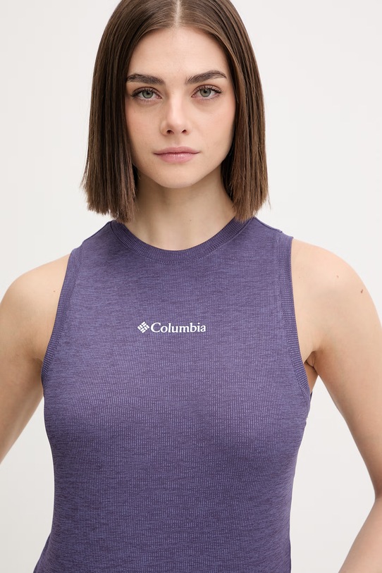 Columbia top sportowy fioletowy 2155342