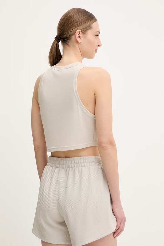 Odzież adidas Performance top treningowy We Tank JC9557 beżowy