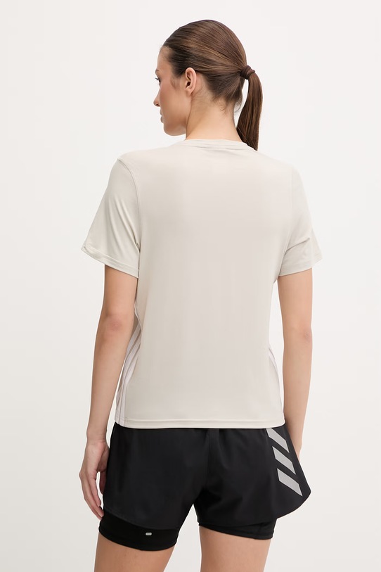 Odzież adidas Performance t-shirt treningowy We 3s JD6530 beżowy