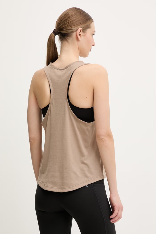 Odzież adidas Performance top treningowy Motion Essentials JY2818 brązowy