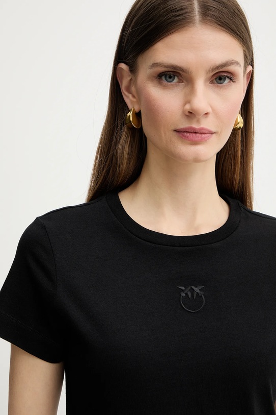 Pinko t-shirt bawełniany czarny 100355.A339