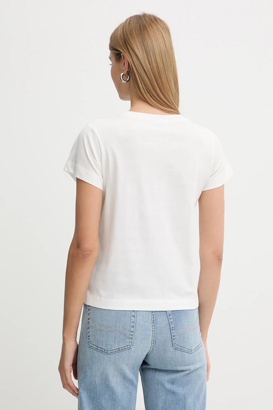 Oblečenie Bavlnené tričko Pinko 100373.A34F béžová