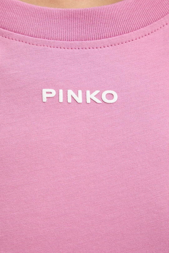 Bavlněné tričko Pinko 100373.A34F růžová