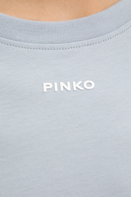 Bavlněné tričko Pinko 100373.A34F modrá