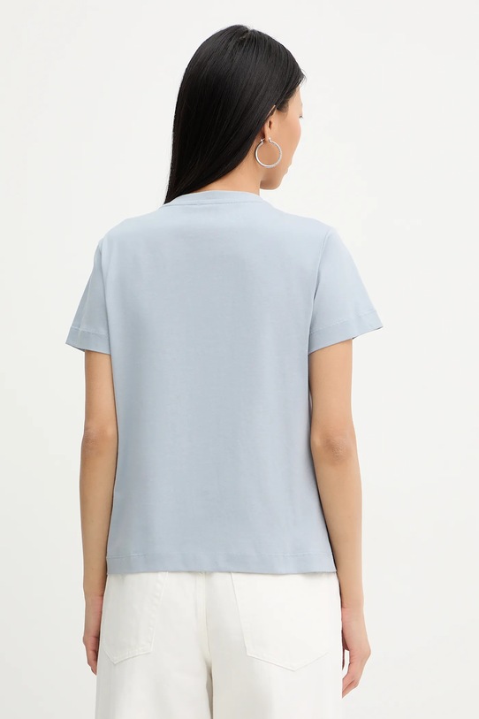 Ρούχα Βαμβακερό μπλουζάκι Pinko 100535.A33F μπλε
