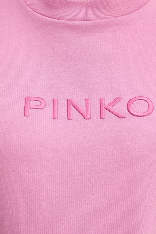 Pinko t-shirt bawełniany 101752.A339 różowy