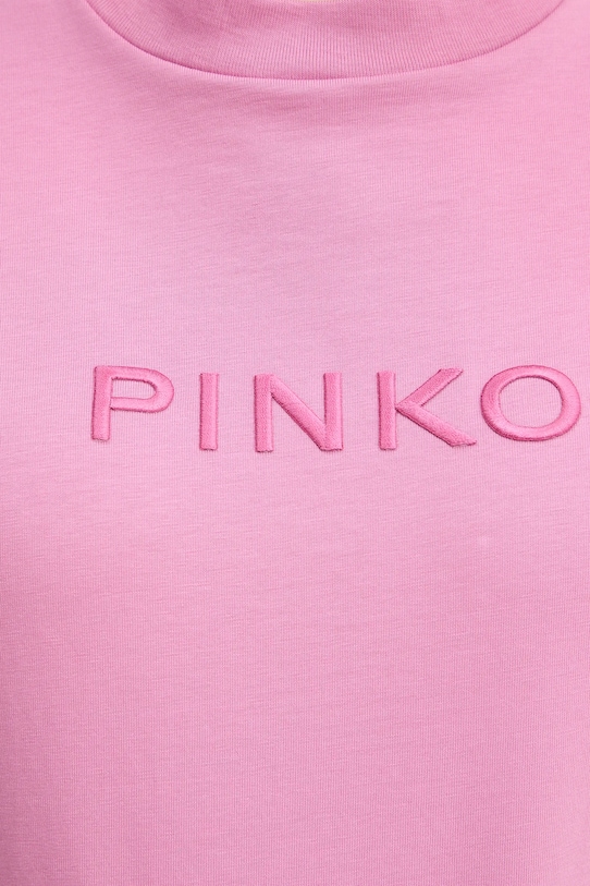 Pinko t-shirt bawełniany 101752.A339 różowy