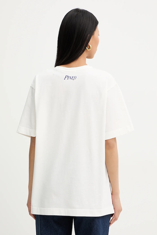 Oblečení Bavlněné tričko Pinko 105526.A33N béžová