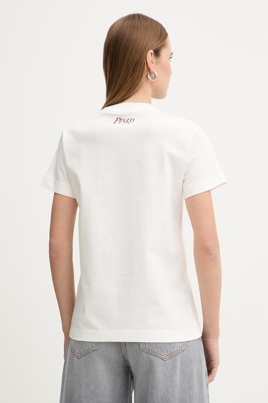 Odzież Pinko t-shirt bawełniany 105050.A33O beżowy