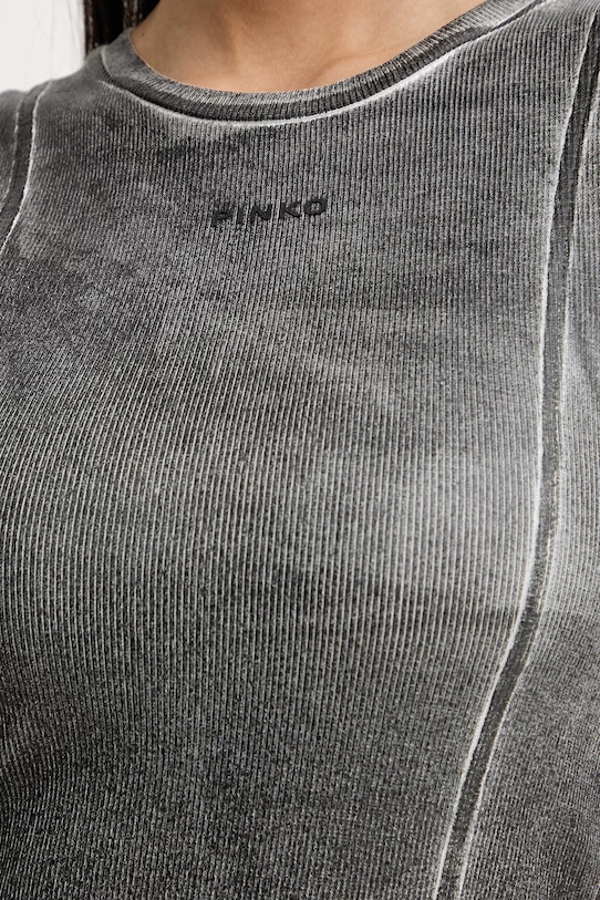 Pinko Τοπ γυναικείο με βαμβάκι 106545.A37I γκρί