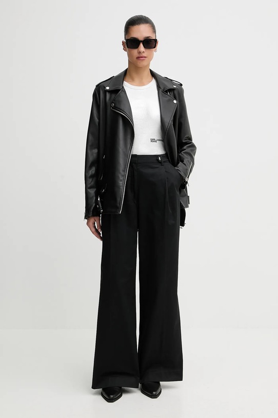 Karl Lagerfeld Jeans top B1W17052 srebrny SS26