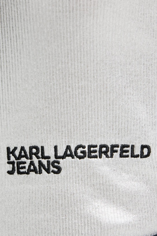 Karl Lagerfeld Jeans top B1W17052 srebrny
